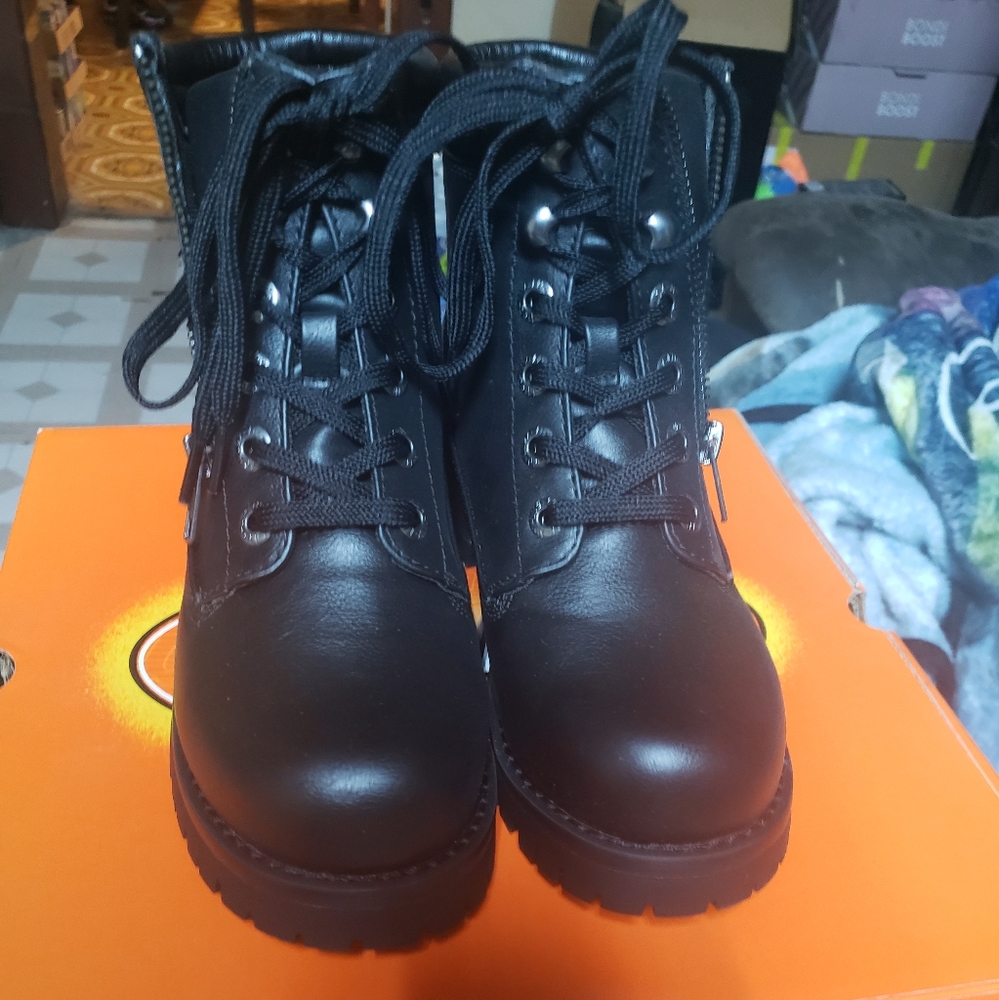 Black Lug Boots
